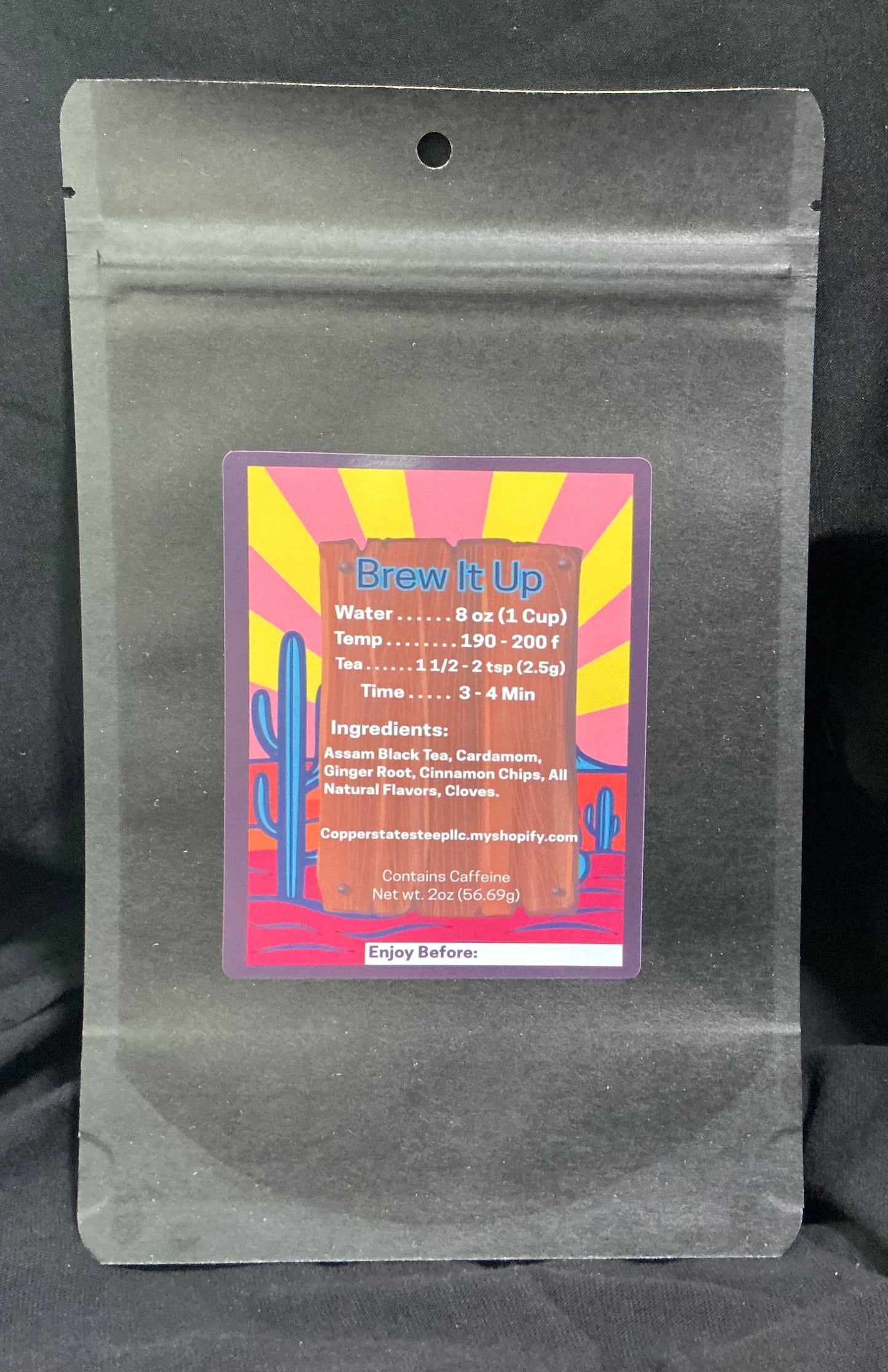 Metro Masala Chai Naturally Flavored Loose Leaf Black Tea 2oz