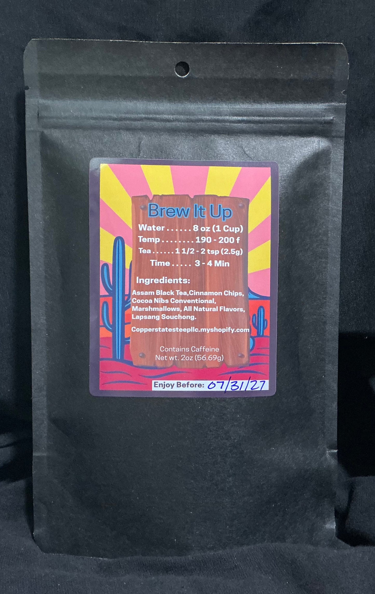 Fireside Symphony Naturally Flavored Loose Leaf Black Tea 2 oz