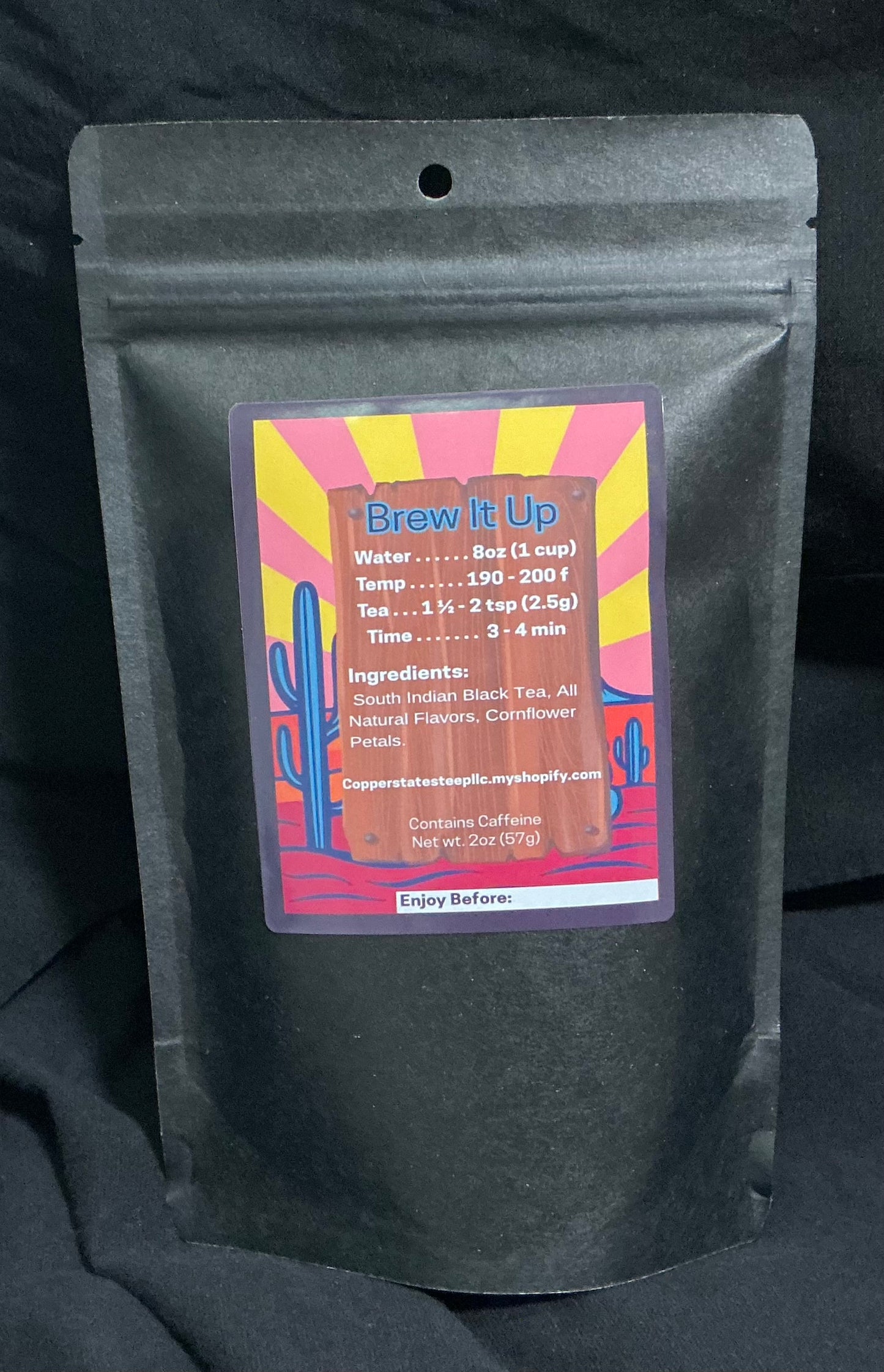 Passionfruit Black Naturally Flavored Loose Leaf Black Tea 2 oz